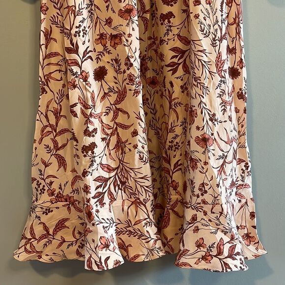 AMUR Filipa Floral Silk Midi Dress | SZ 6 - Picture 16 of 16